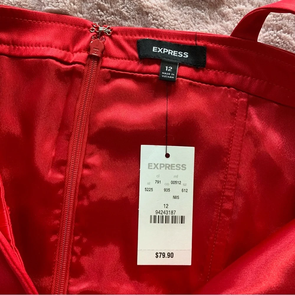 Express red mini dress - Picture 5 of 8